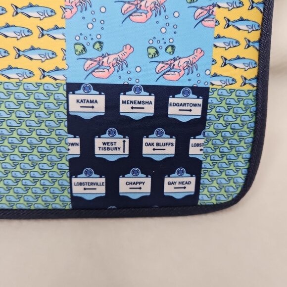 Vineyard Vines Patchwork Ipad Kindle Tablet Case Cover Travel Preppy Lobster - Picture 6 of 15